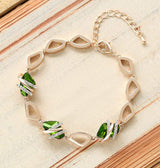 Wish Stone Link Charm Bracelet with Birthstone Crystals, 7"+2"