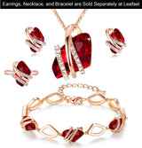 Wish Stone Adjustable Open Ring with Crystal, Rose Gold or Silver-Tone