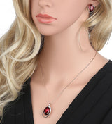 Birthstone Crystal Stud Earrings for Women, Rose Gold Plated or Silver Tone, Personalized Birthstone Jewelry